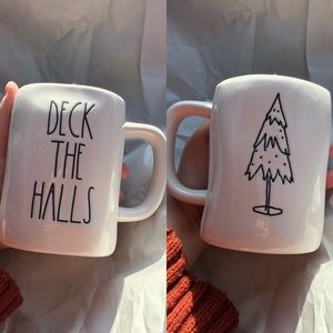 2/$30 NEW Rae Dunn DECK THE HALLS tree Mug